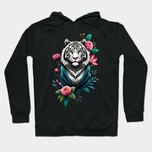 white tiger Hoodie